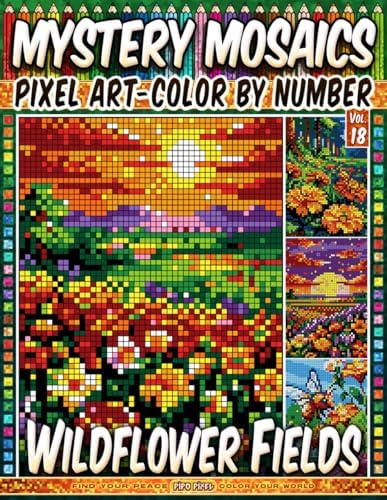 Amazon.com: Hiking Adventure – Mystery Mosaic Color by Number